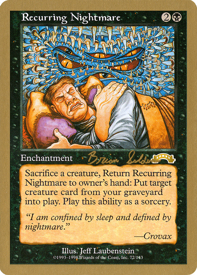 Recurring Nightmare (Brian Selden) [World Championship Decks 1998] | L.A. Mood Comics and Games