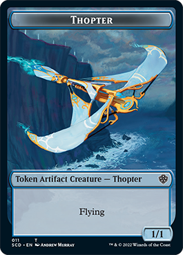 Pegasus // Thopter Double-Sided Token [Starter Commander Decks] | L.A. Mood Comics and Games