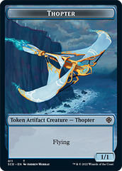 Pegasus // Thopter Double-Sided Token [Starter Commander Decks] | L.A. Mood Comics and Games