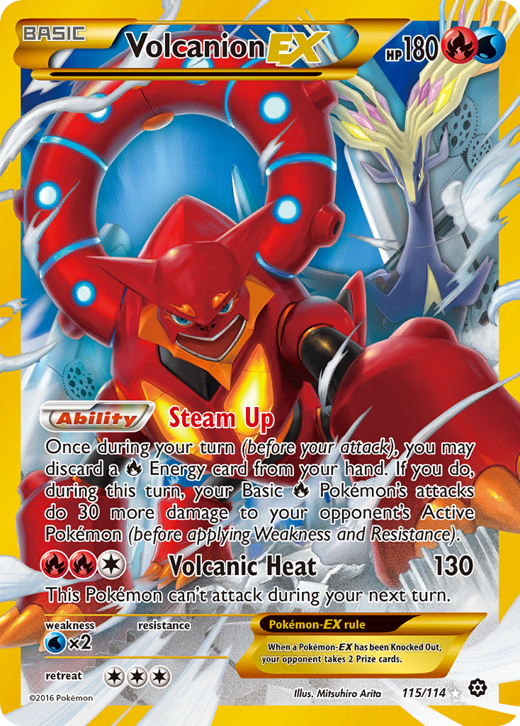 Volcanion EX (115/114) [XY: Steam Siege] | L.A. Mood Comics and Games