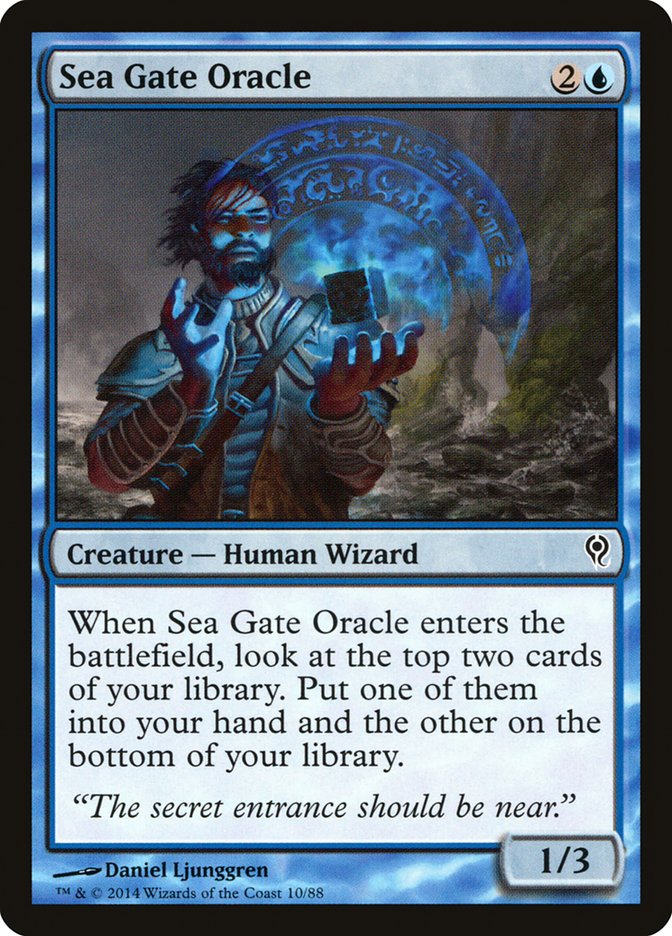Sea Gate Oracle [Duel Decks: Jace vs. Vraska] | L.A. Mood Comics and Games