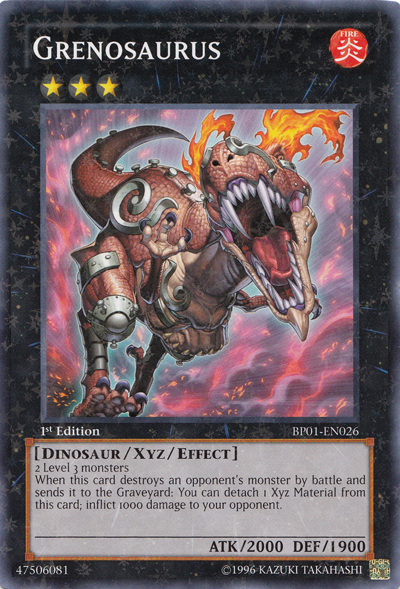 Grenosaurus [BP01-EN026] Starfoil Rare | L.A. Mood Comics and Games