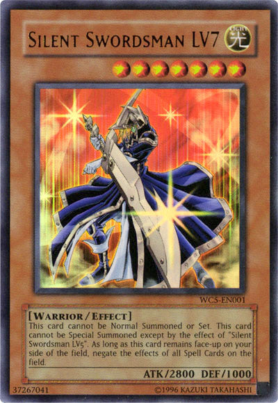 Silent Swordsman LV7 [WC5-EN001] Ultra Rare | L.A. Mood Comics and Games