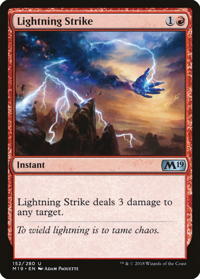 Lightning Strike [Core Set 2019] | L.A. Mood Comics and Games