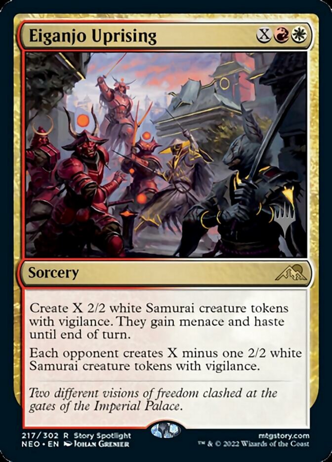 Eiganjo Uprising (Promo Pack) [Kamigawa: Neon Dynasty Promos] | L.A. Mood Comics and Games