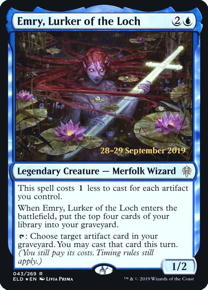 Emry, Lurker of the Loch [Throne of Eldraine Prerelease Promos] | L.A. Mood Comics and Games