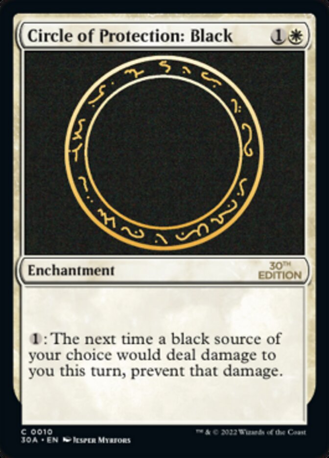 Circle of Protection: Black [30th Anniversary Edition] | L.A. Mood Comics and Games