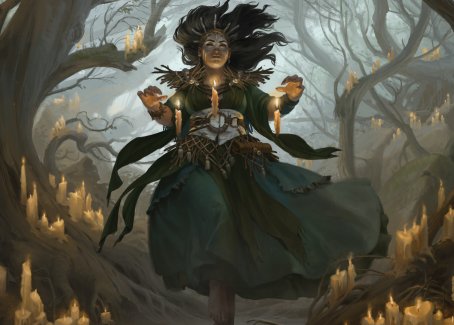 Candlegrove Witch 1 Art Card [Innistrad: Midnight Hunt Art Series] | L.A. Mood Comics and Games