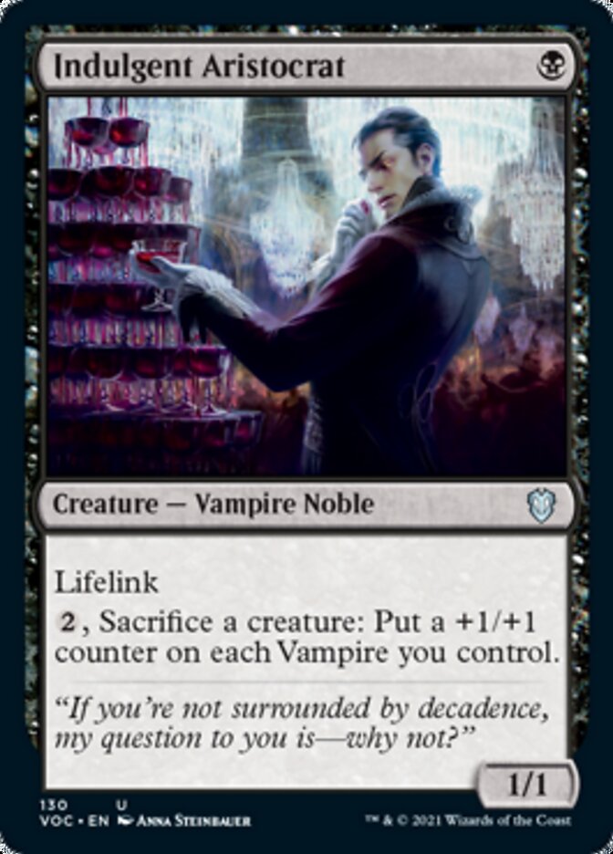 Indulgent Aristocrat [Innistrad: Crimson Vow Commander] | L.A. Mood Comics and Games
