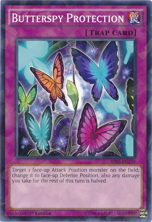 Butterspy Protection [BP03-EN230] Shatterfoil Rare | L.A. Mood Comics and Games