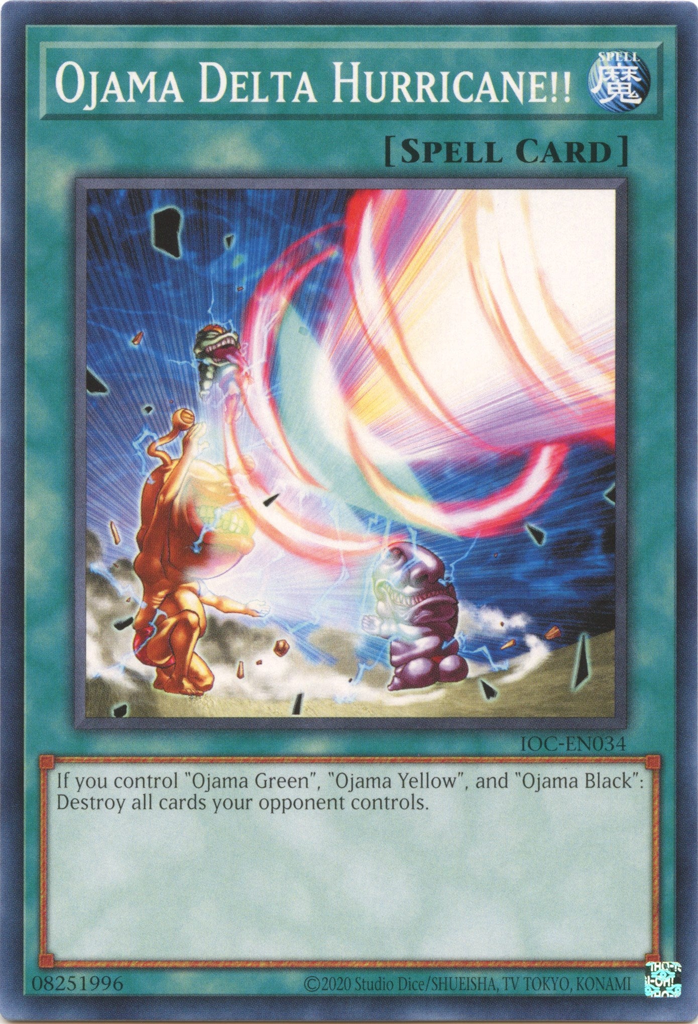 Ojama Delta Hurricane!! (25th Anniversary) [IOC-EN034] Common | L.A. Mood Comics and Games