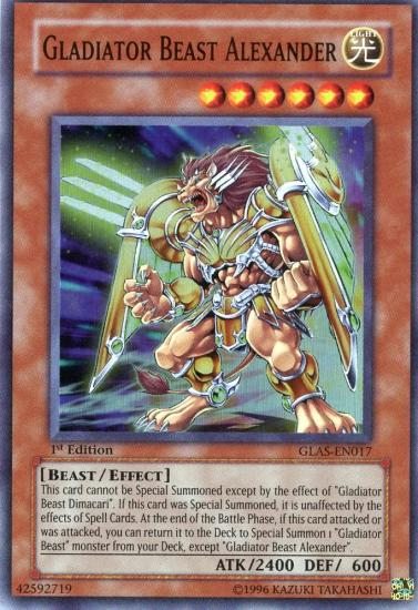 Gladiator Beast Alexander [GLAS-EN017] Super Rare | L.A. Mood Comics and Games