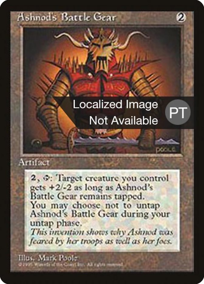 Ashnod's Battle Gear [Fourth Edition (Foreign Black Border)] | L.A. Mood Comics and Games