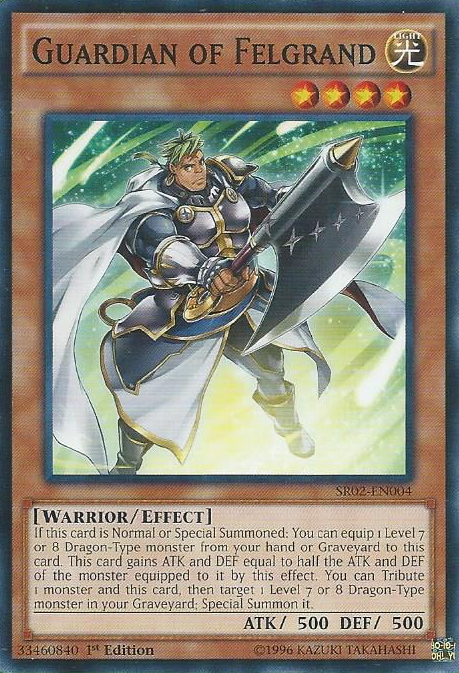 Guardian of Felgrand [SR02-EN004] Common | L.A. Mood Comics and Games