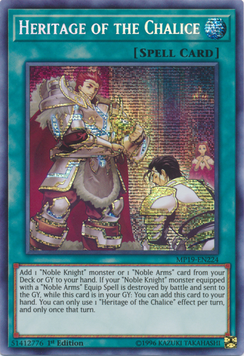 Heritage of the Chalice [MP19-EN224] Prismatic Secret Rare | L.A. Mood Comics and Games