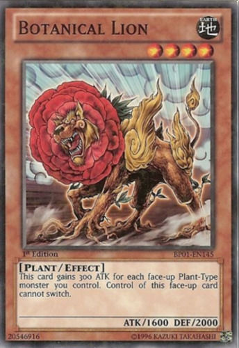 Botanical Lion [BP01-EN145] Starfoil Rare | L.A. Mood Comics and Games