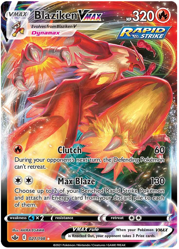 Blaziken VMAX (021/198) [Sword & Shield: Chilling Reign] | L.A. Mood Comics and Games