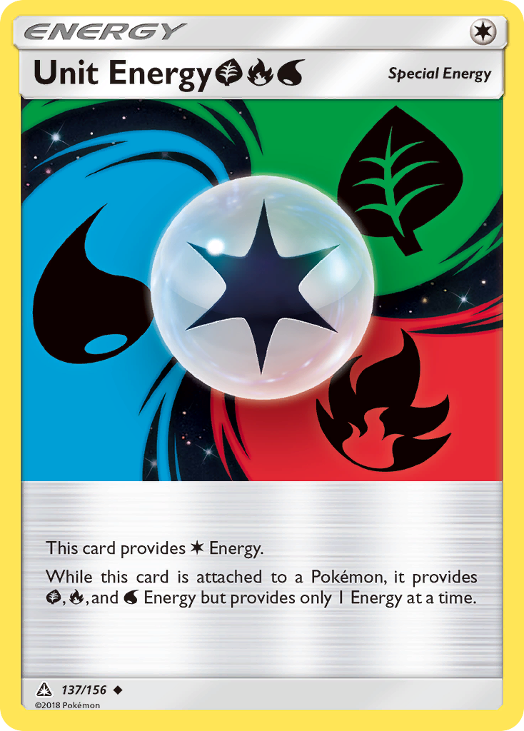 Unit Energy (137/156) (Grass, Fire, Water) [Sun & Moon: Ultra Prism] | L.A. Mood Comics and Games