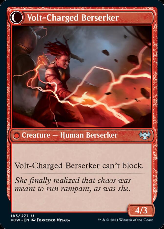 Voltaic Visionary // Volt-Charged Berserker [Innistrad: Crimson Vow] | L.A. Mood Comics and Games