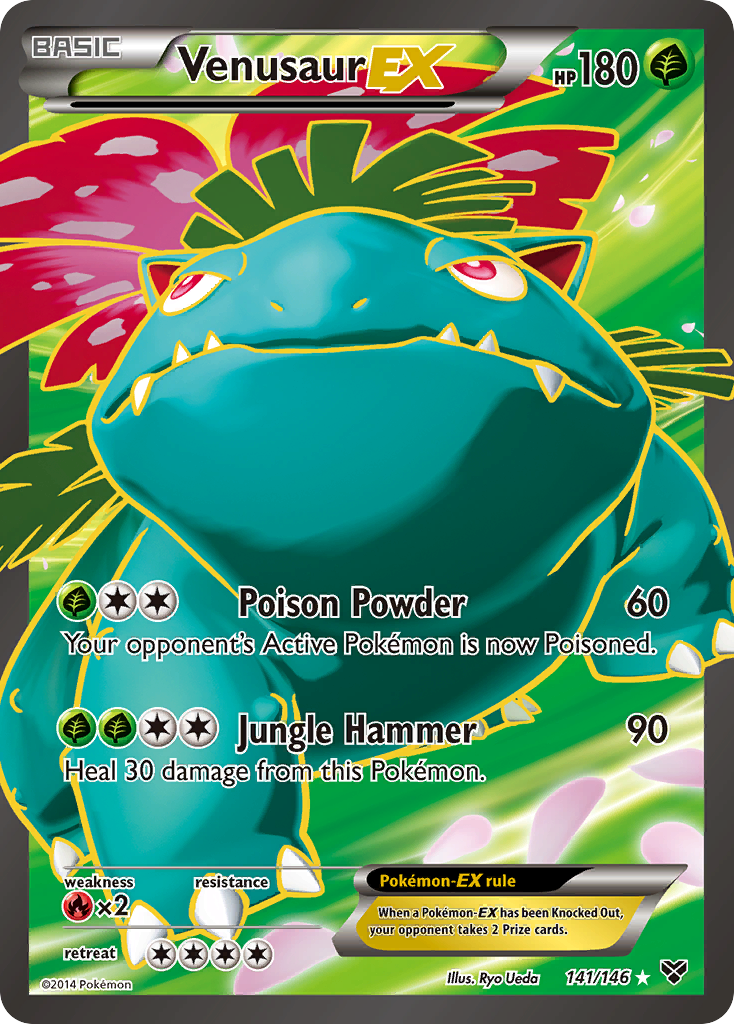 Venusaur EX (141/146) [XY: Base Set] | L.A. Mood Comics and Games