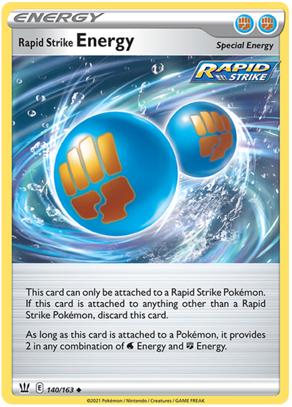 Rapid Strike Energy (140/163) [Sword & Shield: Battle Styles] | L.A. Mood Comics and Games