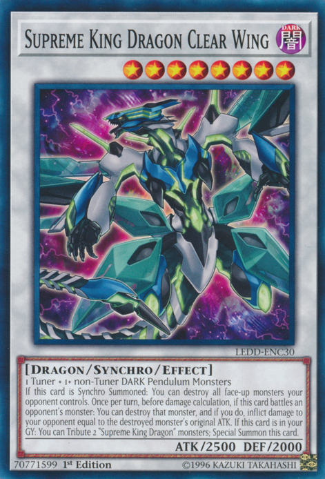 Supreme King Dragon Clear Wing [LEDD-ENC30] Common | L.A. Mood Comics and Games