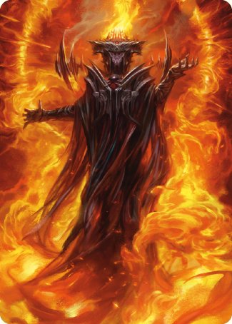 Sauron, the Dark Lord Art Card [The Lord of the Rings: Tales of Middle-earth Art Series] | L.A. Mood Comics and Games