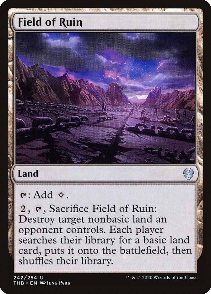 Field of Ruin [Theros Beyond Death] | L.A. Mood Comics and Games