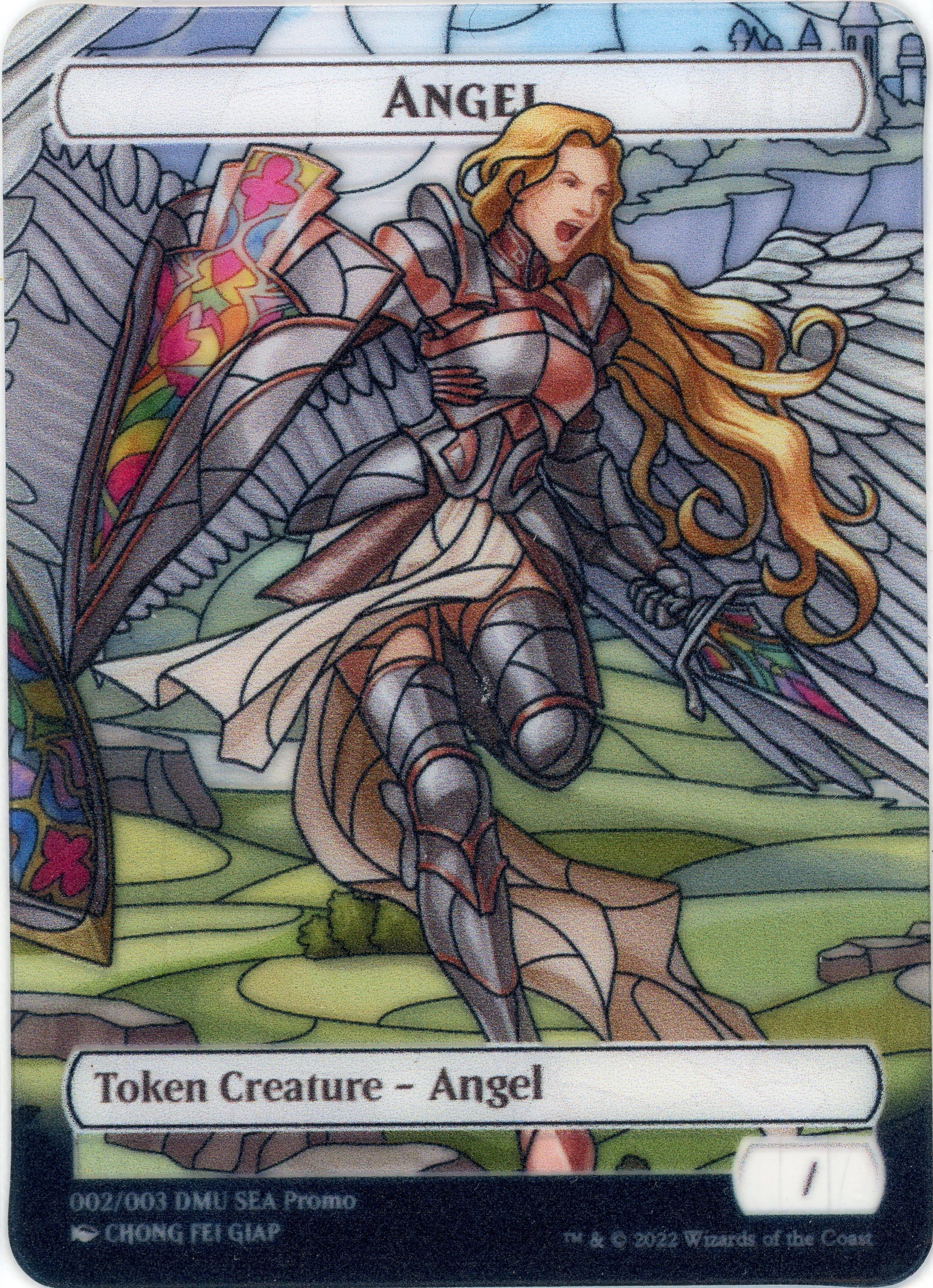 Angel Token (SEA Exclusive) [Dominaria United Tokens] | L.A. Mood Comics and Games