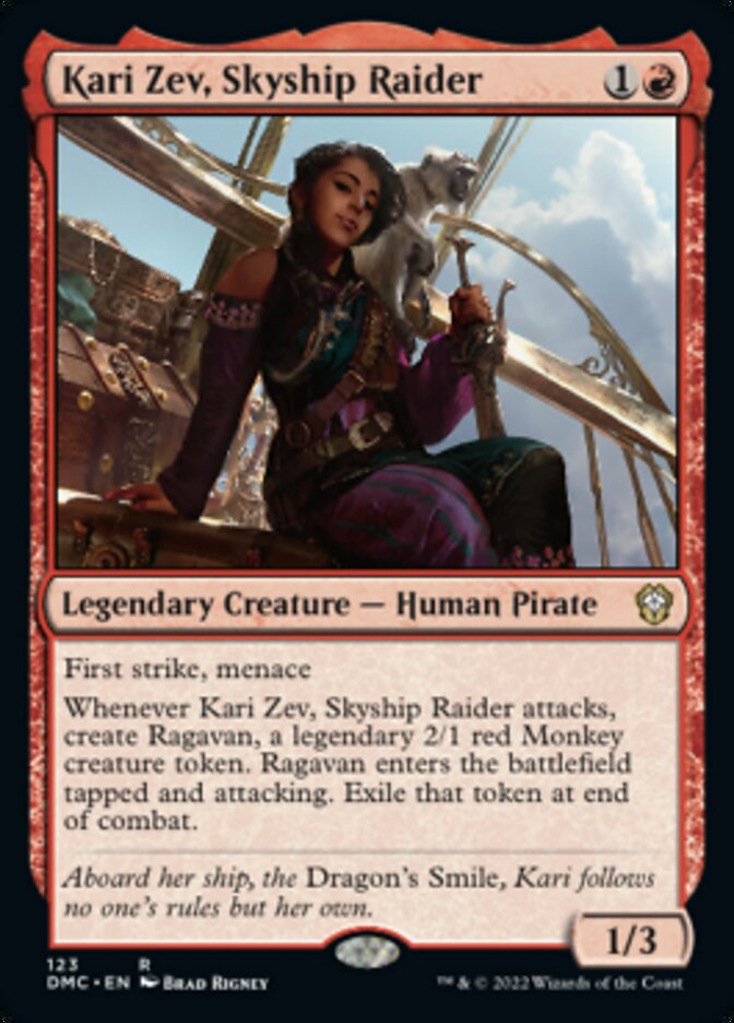 Kari Zev, Skyship Raider [Dominaria United Commander] | L.A. Mood Comics and Games