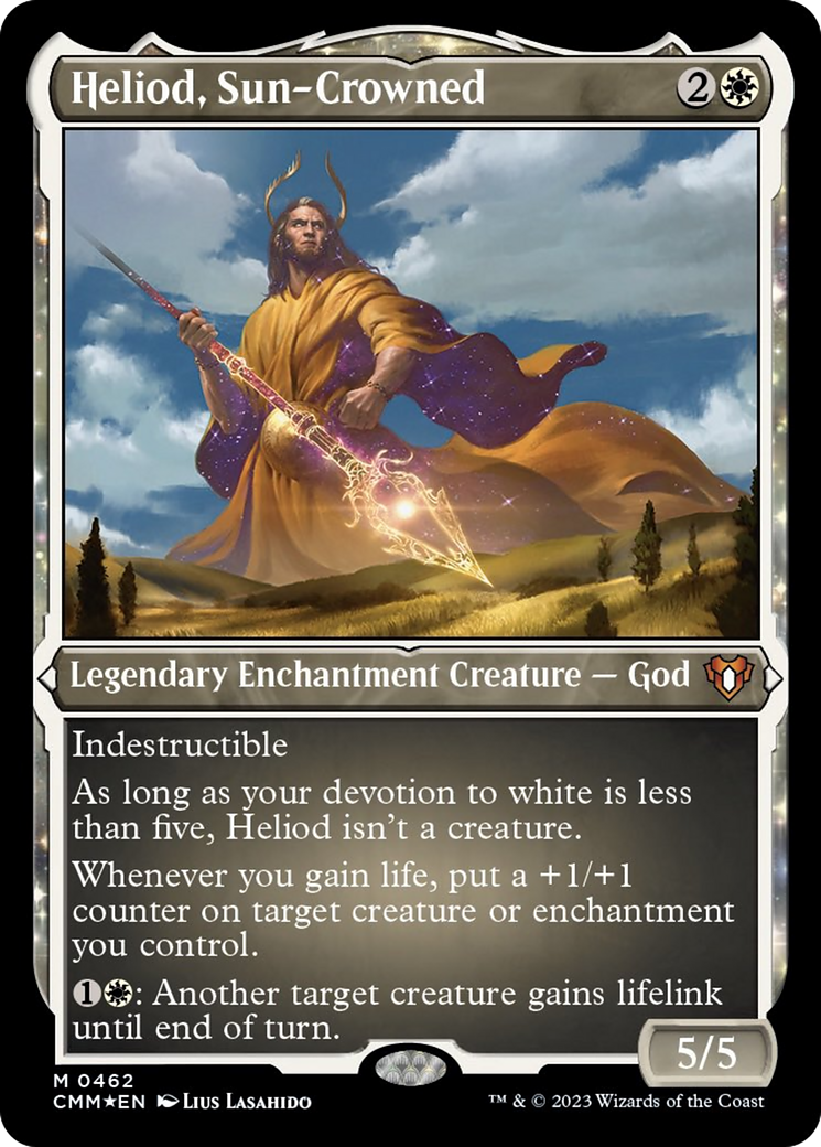 Heliod, Sun-Crowned (Foil Etched) [Commander Masters] | L.A. Mood Comics and Games