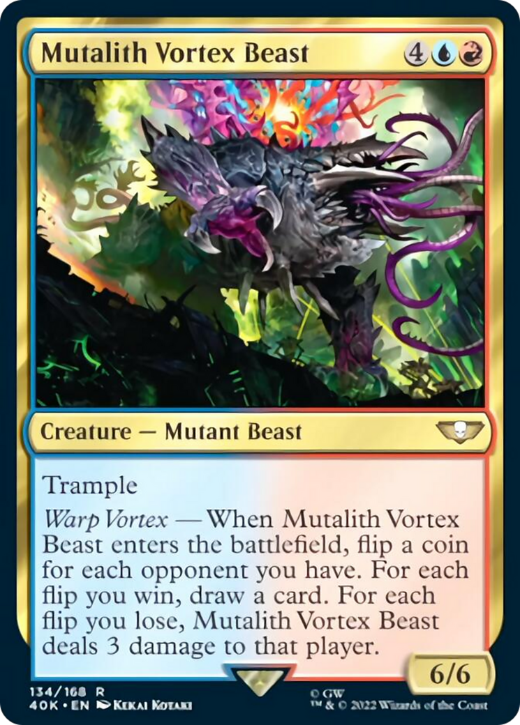 Mutalith Vortex Beast (Surge Foil) [Warhammer 40,000] | L.A. Mood Comics and Games