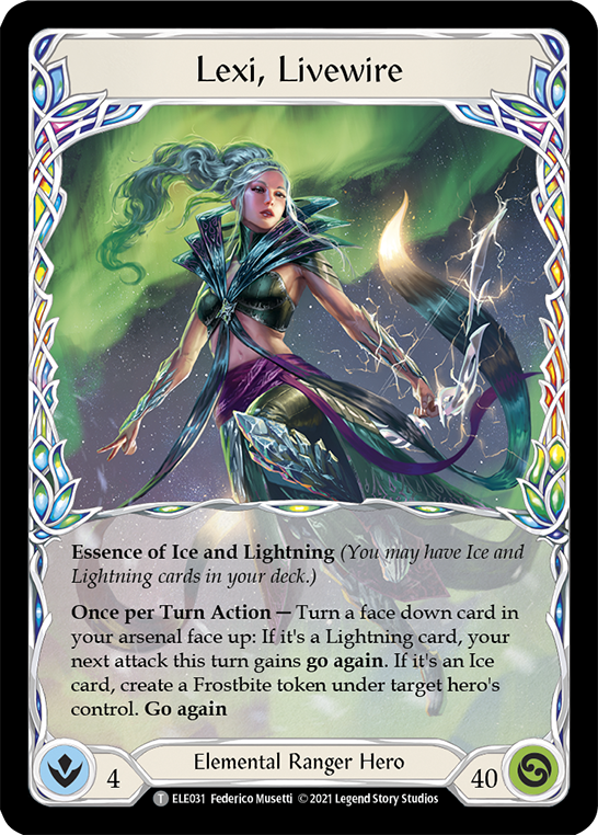 Lexi, Livewire // Rosetta Thorn [ELE031] (Tales of Aria)  1st Edition Normal | L.A. Mood Comics and Games