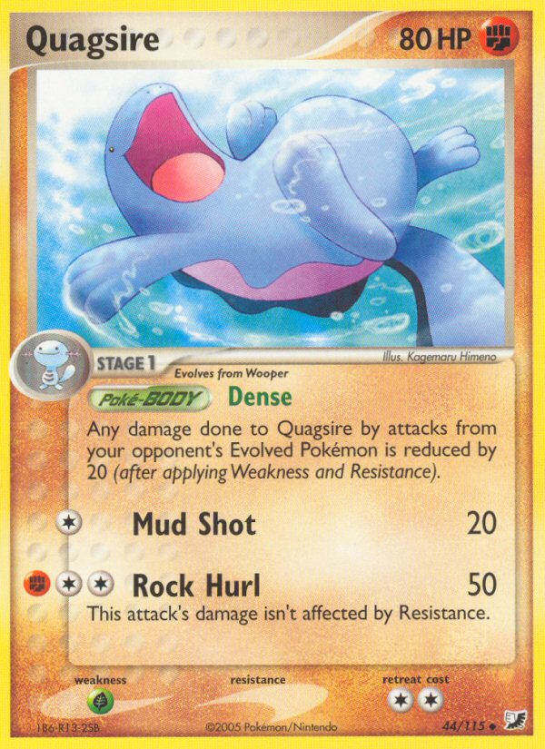 Quagsire (44/115) [EX: Unseen Forces] | L.A. Mood Comics and Games