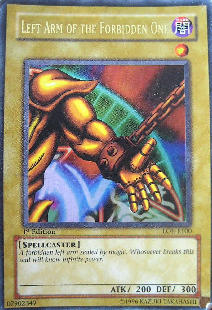 Left Arm of the Forbidden One [LOB-E100] Ultra Rare | L.A. Mood Comics and Games