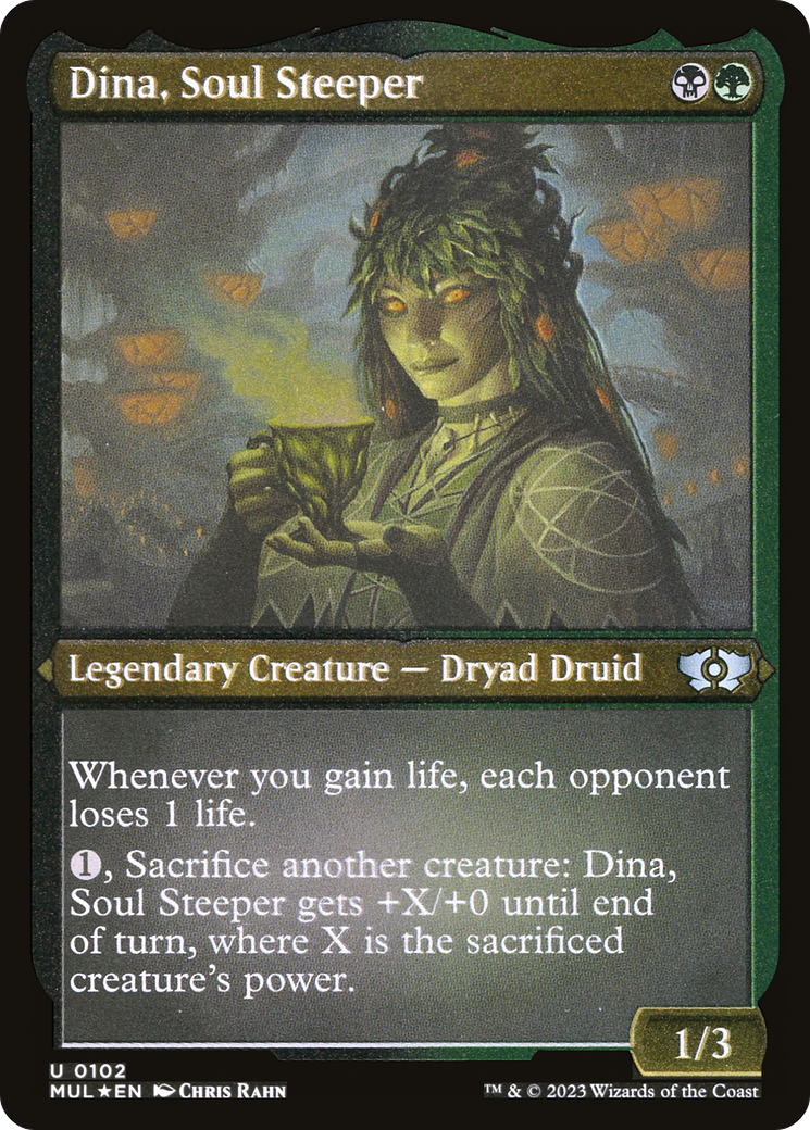 Dina, Soul Steeper (Foil Etched) [Multiverse Legends] | L.A. Mood Comics and Games