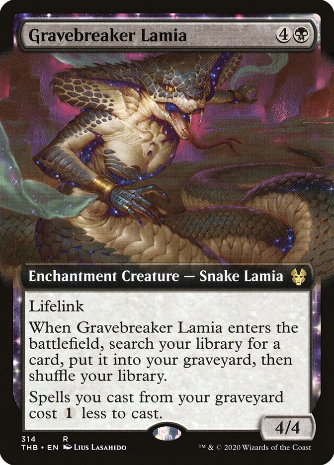 Gravebreaker Lamia (Extended Art) [Theros Beyond Death] | L.A. Mood Comics and Games