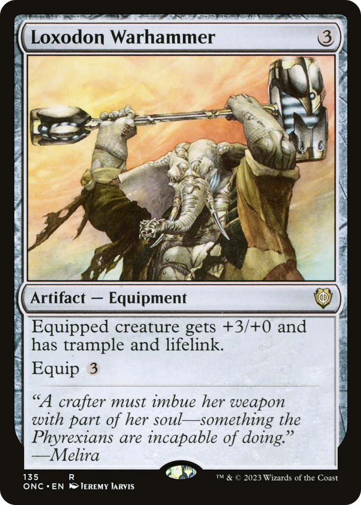 Loxodon Warhammer [Phyrexia: All Will Be One Commander] | L.A. Mood Comics and Games