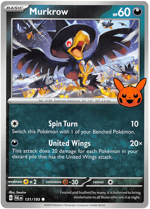 Murkrow (131/193) [Trick or Trade 2023] | L.A. Mood Comics and Games