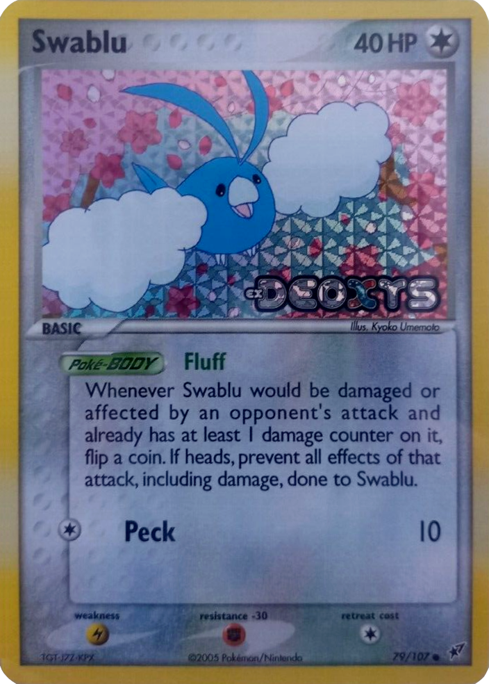 Swablu (79/107) (Stamped) [EX: Deoxys] | L.A. Mood Comics and Games