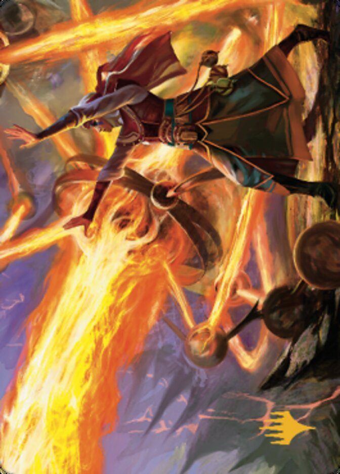 Ghitu Amplifier Art Card (Gold-Stamped Signature) [Dominaria United Art Series] | L.A. Mood Comics and Games
