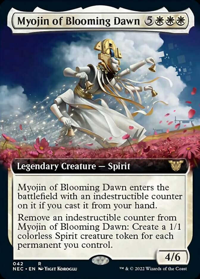 Myojin of Blooming Dawn (Extended Art) [Kamigawa: Neon Dynasty Commander] | L.A. Mood Comics and Games