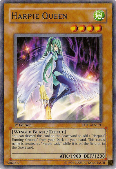Harpie Queen [FOTB-EN020] Rare | L.A. Mood Comics and Games
