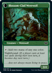 Weaver of Blossoms // Blossom-Clad Werewolf [Innistrad: Crimson Vow] | L.A. Mood Comics and Games