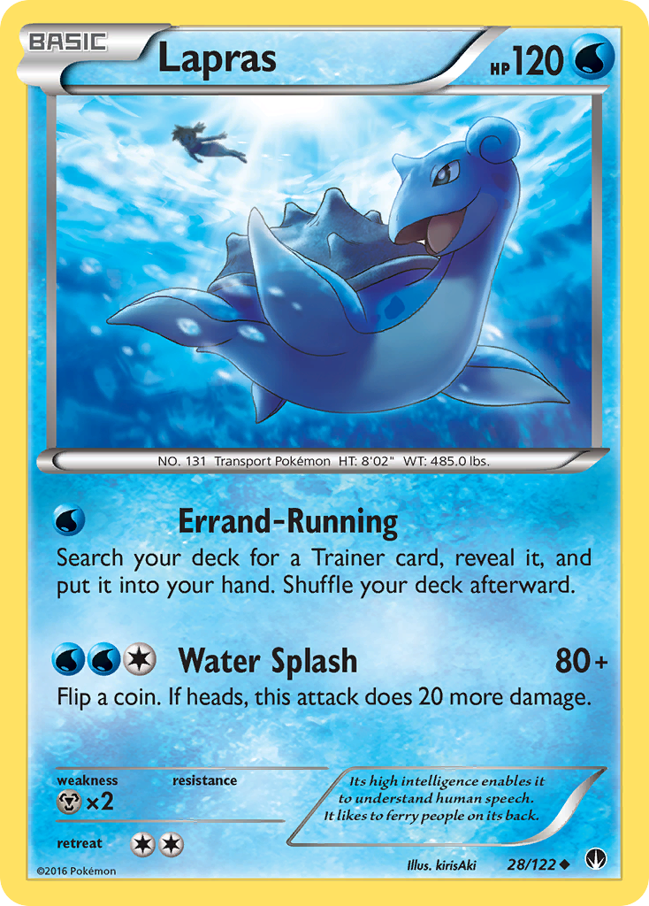 Lapras (28/122) [XY: BREAKpoint] | L.A. Mood Comics and Games