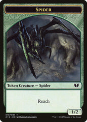 Saproling // Spider Double-Sided Token [Commander 2015 Tokens] | L.A. Mood Comics and Games