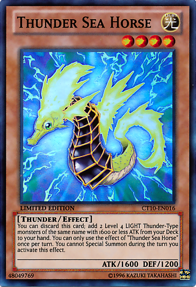 Thunder Sea Horse [CT10-EN016] Super Rare | L.A. Mood Comics and Games