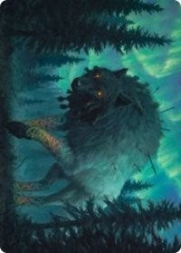 Sarulf, Realm Eater Art Card [Kaldheim Art Series] | L.A. Mood Comics and Games