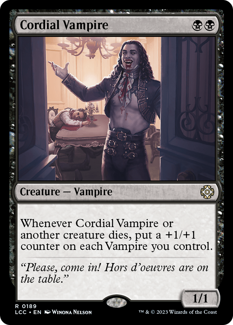 Cordial Vampire [The Lost Caverns of Ixalan Commander] | L.A. Mood Comics and Games