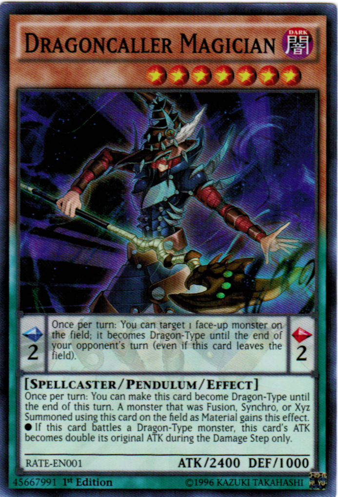 Dragoncaller Magician [RATE-EN001] Super Rare | L.A. Mood Comics and Games